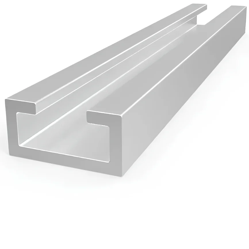 Buy C Shape CEE Channel Aluminium Profile Upto 600MM Box Channel from Manufacturer & Wholeseller at Best Price